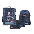 Produktbild: Step by Step Schulranzen-Set Cloud Star Astronaut Cosmo, 5-teilig, blau, Astronaut-Design, ergonomischer Tornister mit Reflektoren, höhenverstellbar mit Hüftgurt, für die 1. bis 4. Klasse, 19L