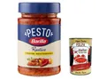 Produktbild: 12x Barilla Pesto Rustico Mediterraneo Glutenfrei Pasta-Sauce 200g+Polpa 400g