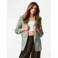 Produktbild: pieces Blusenblazer PCBOSELLA 3/4 PRINTED BLAZER NOOS mit 3/4 Ärmel grün XL (42)