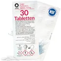 Produktbild: Wicked Chili 30x Chlortabletten geeignet für Waterrower Rudergerät, Water Rower, Oasis Chlor Tabletten, Water Purification Tablets gegen Algen (3 Jahresbedarf, pro Tablette 25L entkeimtes Wasser)