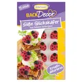 Produktbild: Günthart BackDecor 15 Stück süße Glückskäfer aus feinem Zuckerguss als essbare Zucker Marienkäfer geeignet für Dekoration auf Torten, Kuchen und CupCakes, (1er Pack 19 gr)