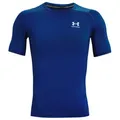 Produktbild: Under Armour® Kompressionsshirt HG Armour Comp SS mit Netzstoff-Einsätzen unter den Armen und am Rücken blau XL (56/58)