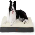 Produktbild: Bedsure Orthopädisches Hundebett 91x69x7,6cm Grau