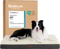 Produktbild: Bedsure Orthopädisches Hundebett 91x69x7,6cm Grau