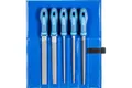 Produktbild: PFERD TOOLS 532 WR 200 H 2 Werkstattfeilen-Set in PVC-Rolltasche, 5 Feilen, Kreuzhieb H2, 200mm, 11800532 - für universelle Schrupp- und Schlichtarbeiten geeignet