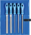 Produktbild: PFERD 11800532 - Werkstattfeilen-Set WR 5-tlg. in Rolltasche, 200mm, Hieb 2