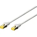 Produktbild: Digitus DK-1644-A-030 RJ45 Netzwerkkabel, Patchkabel CAT 6a S/FTP 3.00 m Grau Halogenfrei, verdrillt