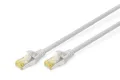 Produktbild: Digitus Patch-Kabel RJ-45 (M) zu RJ-45 (M) 3m Kupfer S/FTP Cat 6a grau (DK-1644-A-030)