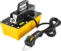 Produktbild: VEVOR 10.000 PSI Lufthydraulikpumpe, 2,3 L Behälter, NPT 3/8 Zoll Auslass, NPT 1/4 Zoll Einlass, Kunststoff-Lufthydraulikpumpe mit Fernbedienung, für Automobilrahmenmaschinen & Hydraulikpressen