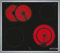 Produktbild: Bosch HEB513BS3 + NKN645GA2E, Keramik, 4 Zone(n), Glaskeramik, Schwarz, Berührung, 58,3 cm