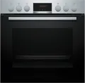 Produktbild: Bosch Einbau-Herdset HND411LS67 | 71 l Backofen | 3D Heißluft | Glaskeramik-Kochfeld 60 cm |  | Edelstahl/Schwarz,  (Spektrum:  bis D)
