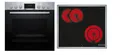 Produktbild: BOSCH Elektro-Herd-Set HND411LS67 A+ Einbau-Herd-Set mit Elektro-Kochfeld, 60 cm breit, 71 L