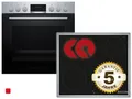 Produktbild: Bosch HND411LS67 Set Einbauherd HEB513BS3 + Glaskeramikkochfeld NKN645GA2E