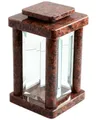 Produktbild: KOKA Dekoobjekt Grab-Lampe Granit Vanga Friedhofs-Laterne, (1 St), Grab-Licht, eckig, modern, hochwertig, mit Glastür, witterungsbeständig und robust