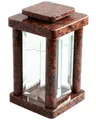 Produktbild: Grab-Lampe Granit Vanga Friedhofs-Laterne Grab-Schmuck Glas Garb-Licht modern