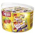 Produktbild: Nimm2 Lachgummi Minis Runddose, 735g Fruchtgummi Gummibärchen Süßigkeiten Klein