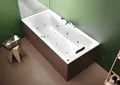 Produktbild: RIHO Lusso Rechteck-Badewanne, Version links, mit Bliss-System, Einbau,