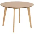 Produktbild: Actona »Roxby« Esstisch rund Eiche Furnier, Gestell Eiche gebeizt Ø 105x76 cm