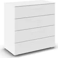 Produktbild: OTTO home Schubkastenkommode Kommode Sideboard Schubladenkommode Schlafzimmerkommode OTELI (Breite 80 cm SOFT-CLOSE-FUNKTION, elegante Dekor- oder Hochglanzfront), vier große und geräumige Schubladen mit viel Stauraum MADE IN GERMANY