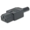 Produktbild: MaxTrack Kaltgeräte-Kupplung IEC 320 C13 Schwarz Schraubbar