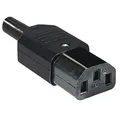 Produktbild: Netzstecker Kaltgeräte-Kupplung IEC 320 C13 [Elektronik]