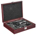 Produktbild: HI 16258 Wein Set 10tlg mit Hebel Korkenzieher in Holzkassette