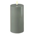 Produktbild: Stumpenkerze LED salbei 7,5 x 15cm