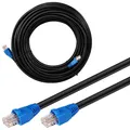 Produktbild: Netzwerkkabel Outdoor CAT 6a-3000 U/UTP FLEX schwarz 40m