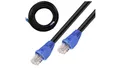 Produktbild: Patchcord zewnętrzny linka UTP kat.6 podwójna powłoka PVC+PE /40m/ czarny