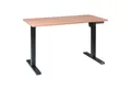 Produktbild: casa NOVA Schreibtisch AJUNA, Eiche Dekor, Schwarz, Metallgestell, Höhenverstellbar, B 120 x H 73 - 118 x T 60 cm