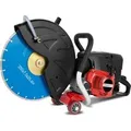 Produktbild: EBERTH Benzin Trennschleifer Motorflex 350mm Trennscheibe 2-Takt Motor mit 3 kW