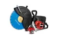 Produktbild: EBERTH Winkelschleifer Benzin Trennschleifer Motorflex für Nass- und Trockenschnitt, max. 9500 U/min, 350mm Trennscheibe,2-Takt Motor mit 3 kW,64,6 ccm Hubraum, 9500 U/Min.