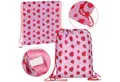 Produktbild: Sarcia.eu Turnbeutel Rosa Schuhbeutel, Schulumhängetasche in Erdbeeren, 32x38 cm