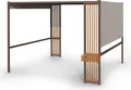 Produktbild: Blumfeldt Pergola, Pavillons Wasserdicht, Stabil & Winterfest, Windichte Aluminium Pergola Freistehend, Terrassenüberdachung Gazebo, Metall-Pavillon mit 1,5W Solar-LEDs, UV50+, Pergola 3x3 m