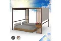 Produktbild: blumfeldt Pavillon Valence, (Set, Set), Terrassenüberdachung Grillpavillon Gartenpavillon Sonnenschutz
