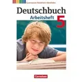 Produktbild: Deutschbuch 5. Schuljahr. Arbeitsheft mit Lösungen. Gymnasium Nordrhein-Westfalen