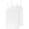 Produktbild: Schiesser 2P 95-5 Organic Cotton Spaghetti Top Weiß Ökologische Baumwolle 38 Damen