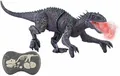Produktbild: NEU XL Dinosaurier ferngesteuert Sound Sprühnebel Roboter Funk 45 cm für Kinder