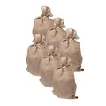 Produktbild: Jutesack Kartoffelsack Pflanzsack 85x50 cm Winterschutz für Kübelpflanzen Jute Säcke Nuss Sack Apfelsack Pflanzenschutz Frostschutz Pflanzen 6 Stück