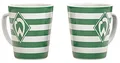 Produktbild: SV Werder Bremen, Kaffeetasse, Kaffeebecher Streifen 0,3l.