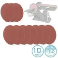 Produktbild: STAHLWERK Schleifscheiben 10er Set 150 mm mit K100 Körnung Schleifpads