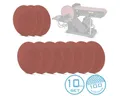 Produktbild: STAHLWERK Schleifscheibe Schleifscheiben 10er Set 150 mm mit K100 Körnung, (Packung, 10 St., Set)