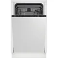 Produktbild: Beko BDIS38120Q Einbau-Geschirrspüler 45 cm vollintegriert, für 11 Maßgedecke, 3 Spülebenen, 6 Temperaturen, 8 Programme, Hygiene-Programm, AquaIntense, Quick&Clean