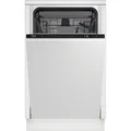 Produktbild: Beko BDIS38120Q Vollintegrierter Geschirrspüler, 45 cm breit, 11 Maßgedecke, Sch