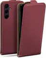 Produktbild: moex Handyhülle moex® Flip Case für Samsung Galaxy A35 5G, Flip Case Klapphülle aus PU Leder, Hülle klappbar mit 360 Grad Schutz