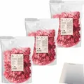Produktbild: usy Bundle für Koro Gefriergetrocknete Erdbeerscheiben 3x (3x100g Packung) + usy Block