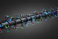 Produktbild: Konstsmide 3861-500 Büschel Cluster Lichterkette bunt RGB Außen IP44 576 LEDs