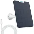 Produktbild: Reolink - 6w Solarpanel Für Akku Überwachungskamera Aussen, Usb Schnittstelle, Solar Kamera Outdoor, 360° Einstellbare Halterung, Non-stop-solarstrom(4m Kabel), Wetterfest, Weiß
