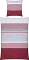Produktbild: Erwin Müller Bettwäsche Winter-Jersey weinrot Größe 1x 135x200 cm + 1x 80x80 cm