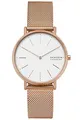 Produktbild: Skagen Damenuhr Signatur, Zweizeiger Uhrwerk, 38mm Rose Gold Edelstahlgehäuse mit Edelstahl Mesh Armband, SKW2784